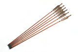 80 cm Handmade Wooden Arrows Turkey Feather