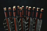 80 cm Handmade Wooden Arrows Turkey Feather